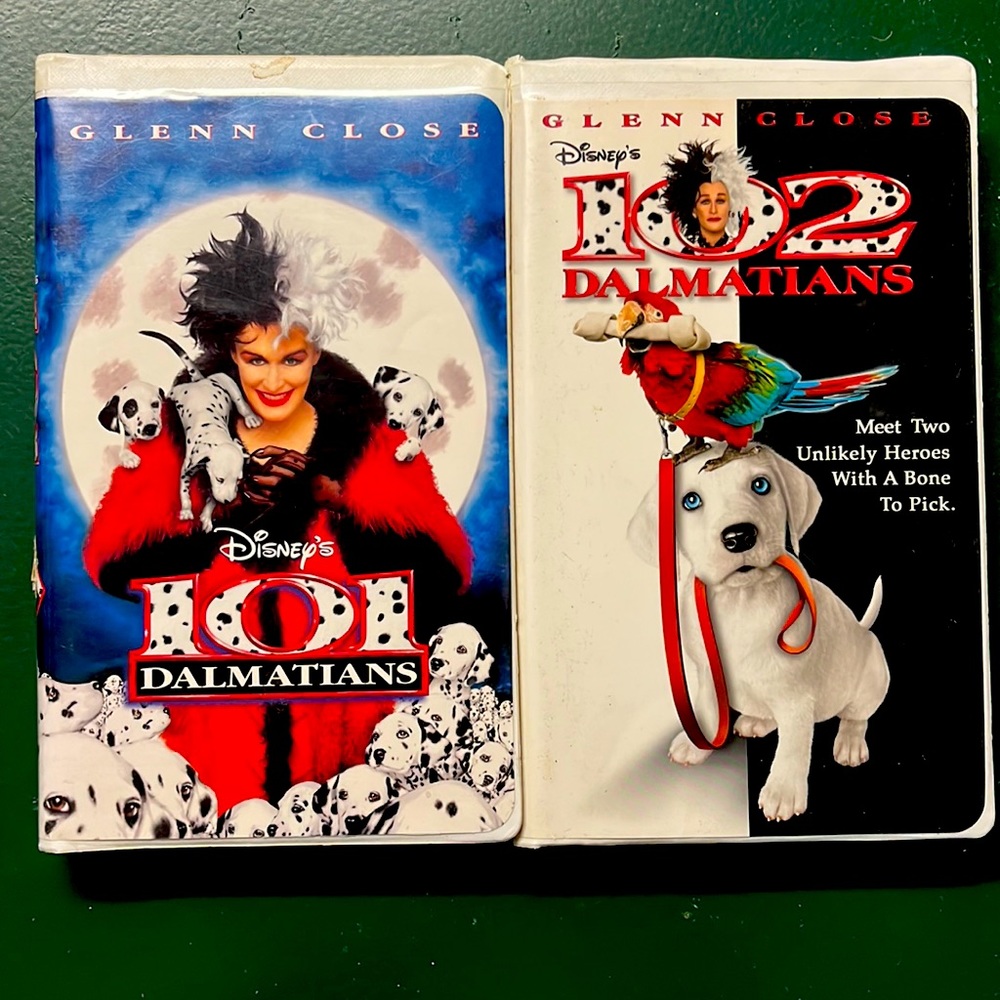 Walt Disney live action “101 Dalmatians” and “102 Dalmatians”